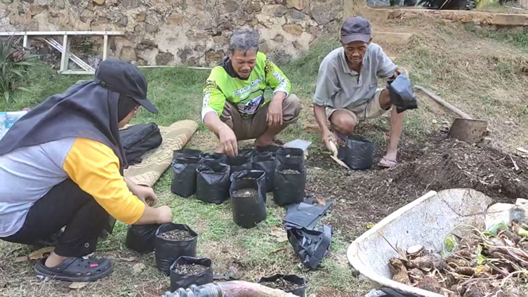 Fakultas Pertanian dan Bisnis UKSW Latih Produksi Hulu Hilir Kimpul di Desa Cukilan