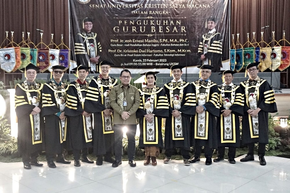 Dokumentasi Pengukuhan Guru Besar di UKSW