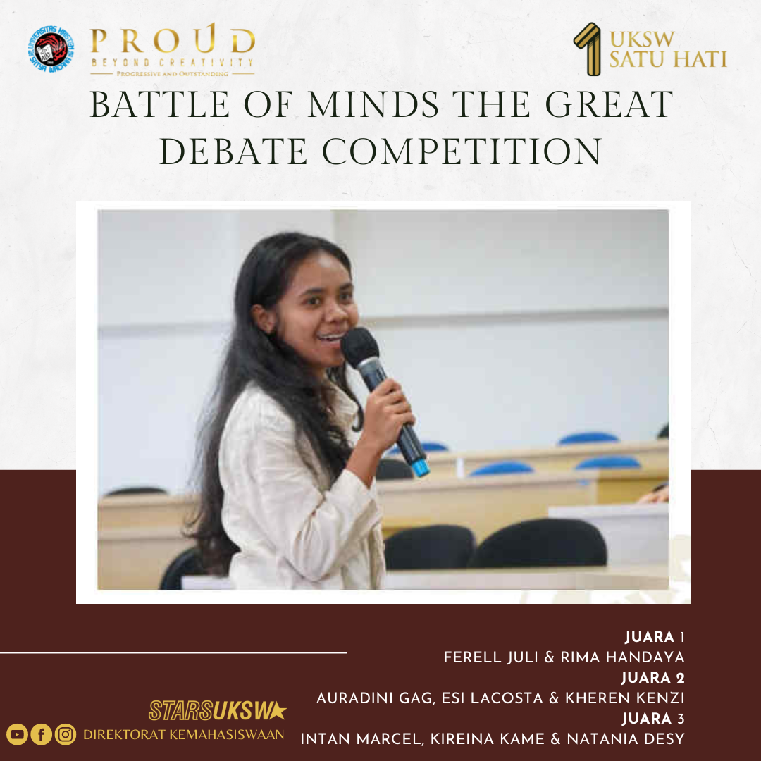 KBM Debat UKSW - Battle Of Minds The Great Debate Competition