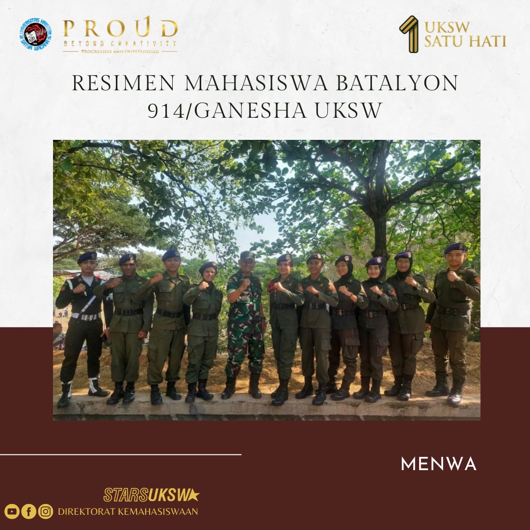 KBM Bela Negara UKSW - Resimen Mahasiswa Batalyon 914/Ganesha UKSW 1