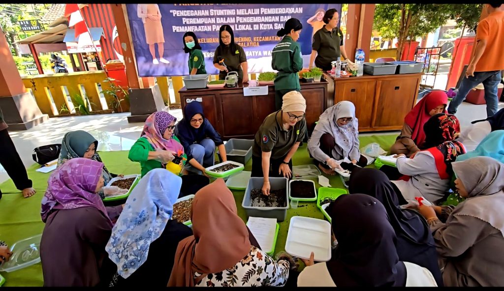 Bersama Masyarakat Salatiga, FPB UKSW Gaungkan Pemanfaatan Pangan Lokal Lawan Stunting