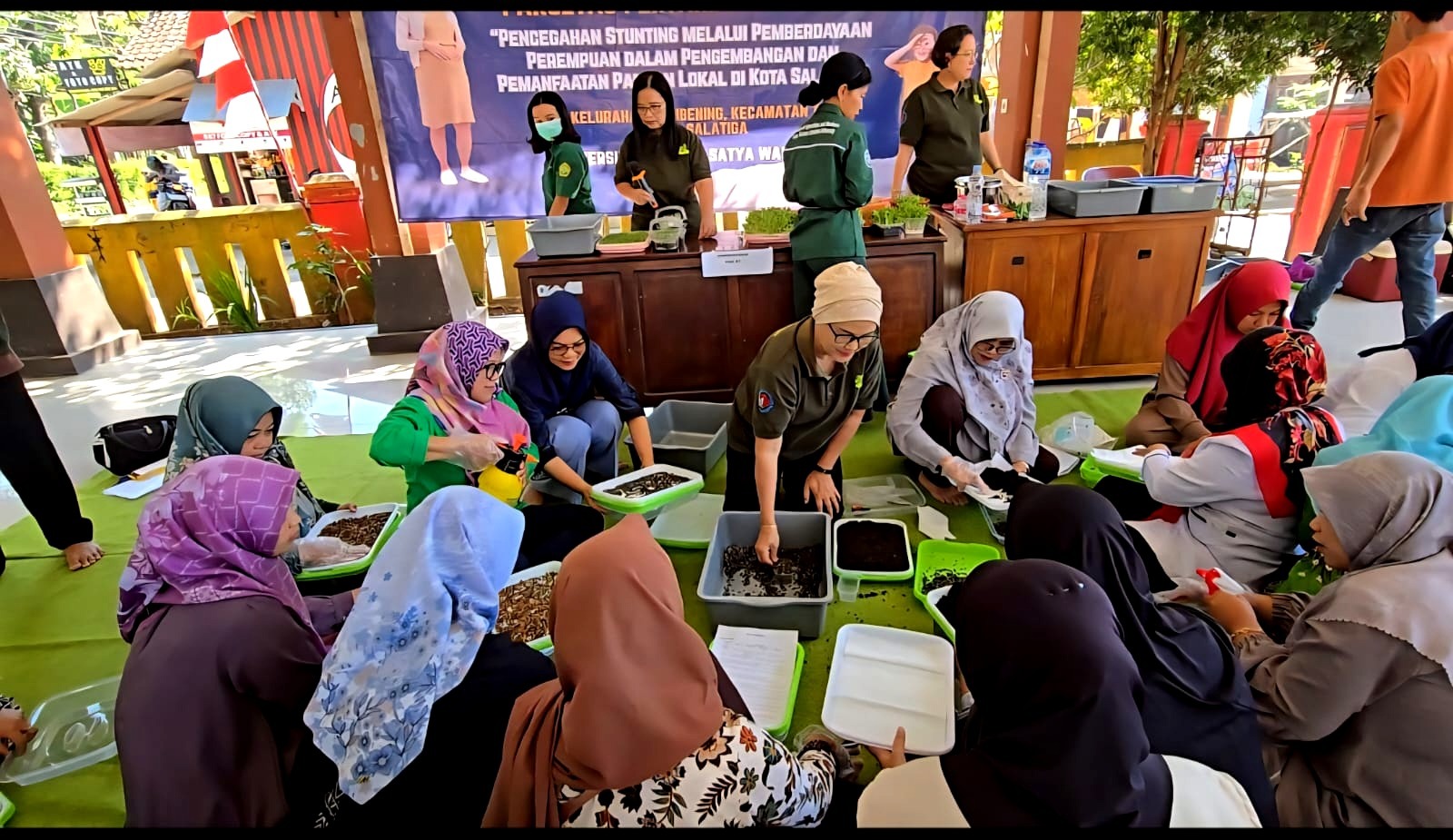 Bersama Masyarakat Salatiga, FPB UKSW Gaungkan Pemanfaatan Pangan Lokal Lawan Stunting