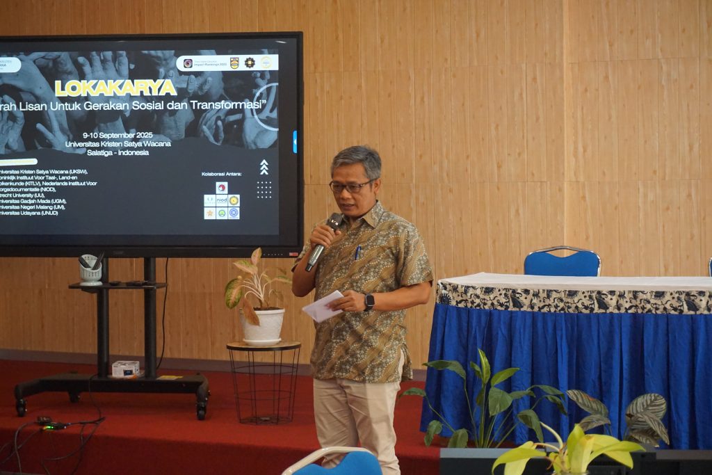 Lokakarya Oral History Collective FKIP UKSW 2025