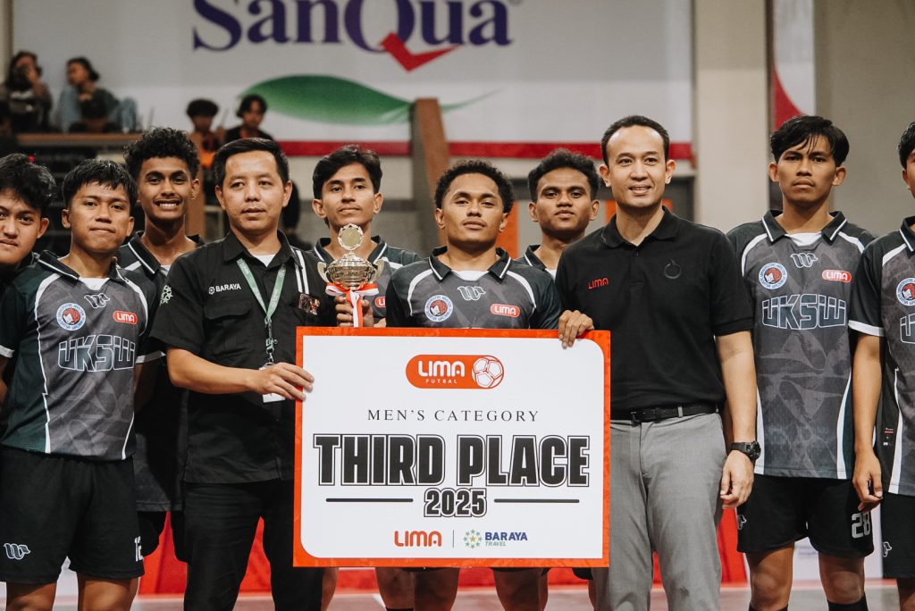 Tim Futsal UKSW Juara Liga Mahasiswa 2025