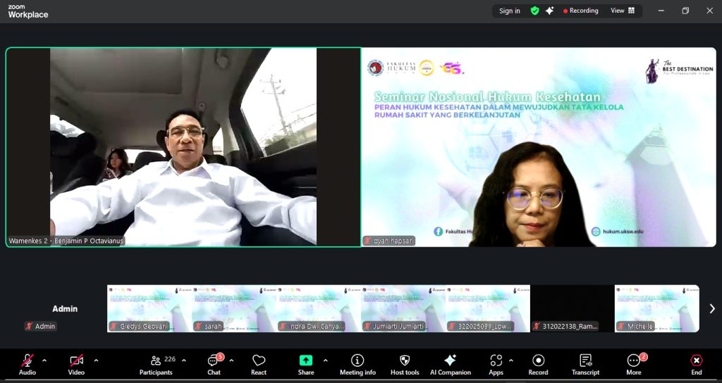 Webinar Hukum Kesehatan UKSW
