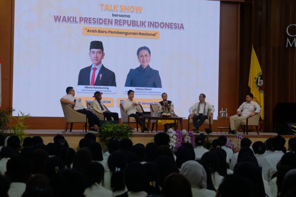 Wapres Gibran Menjadi Narasumber Talkshow di UKSW