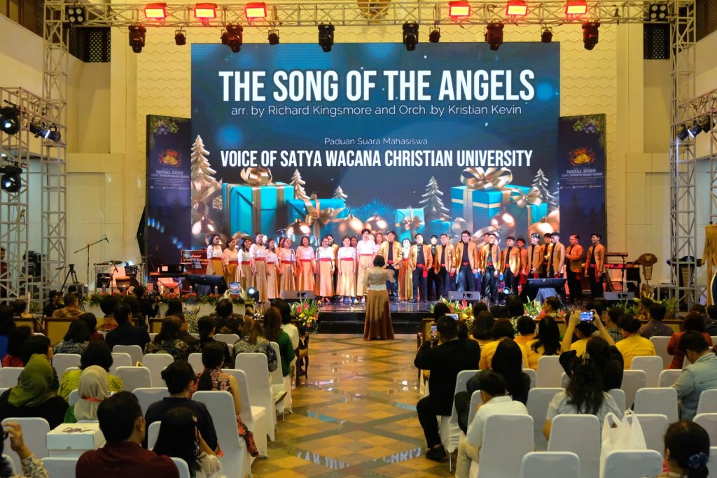 Paduan Suara Mahasiswa UKSW tampil di tiga kementerian