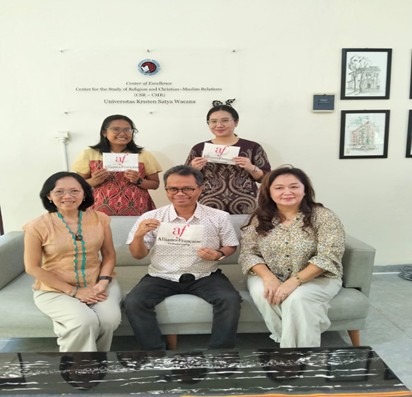 Welcoming Reps of Alliance Française Semarang