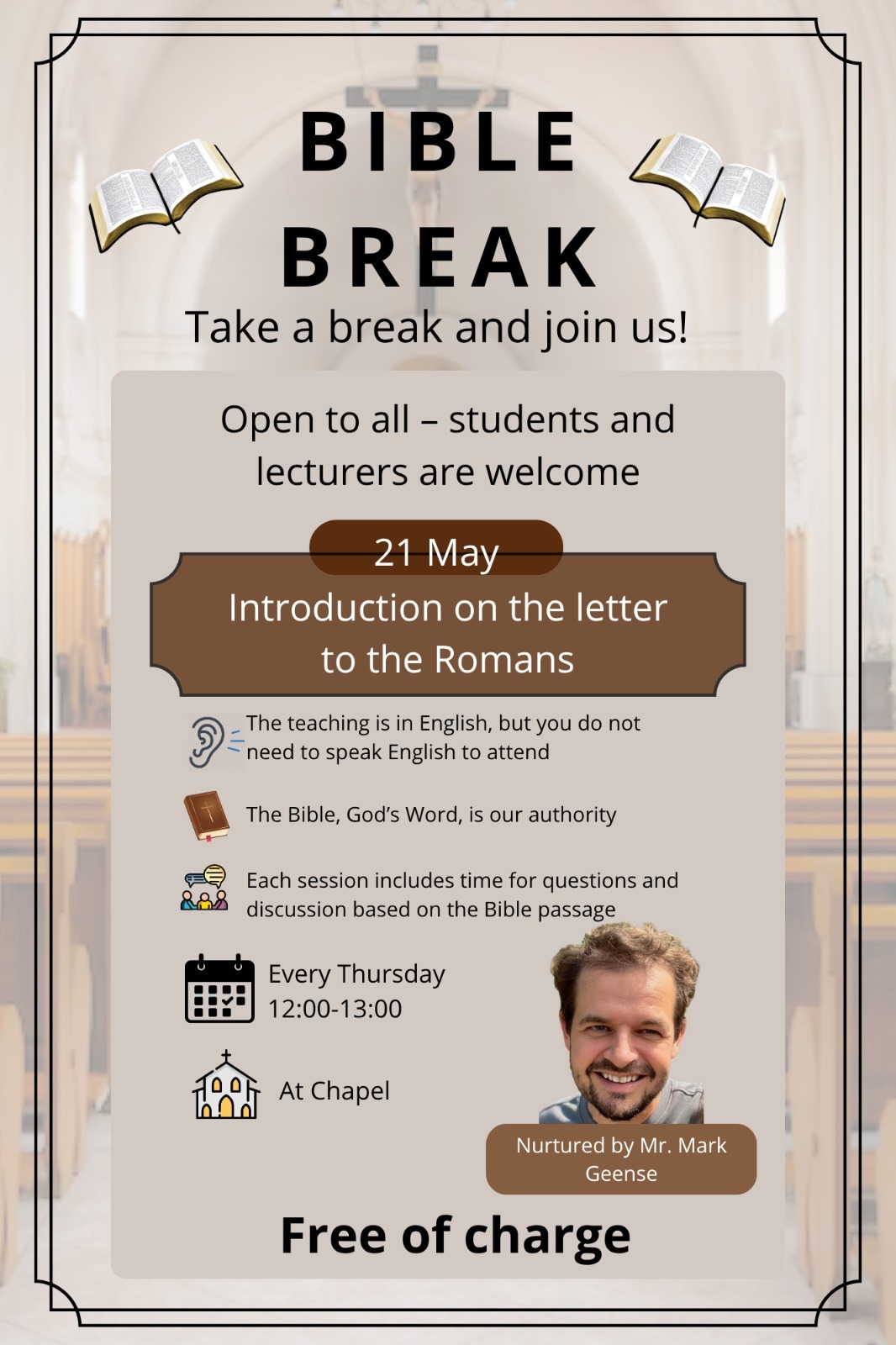 Bible Break-Campus Ministry