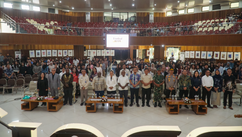 Menteri HAM Natalius Pigai Apresiasi Inisiatif Fakultas Hukum UKSW Gelar Festival HAM