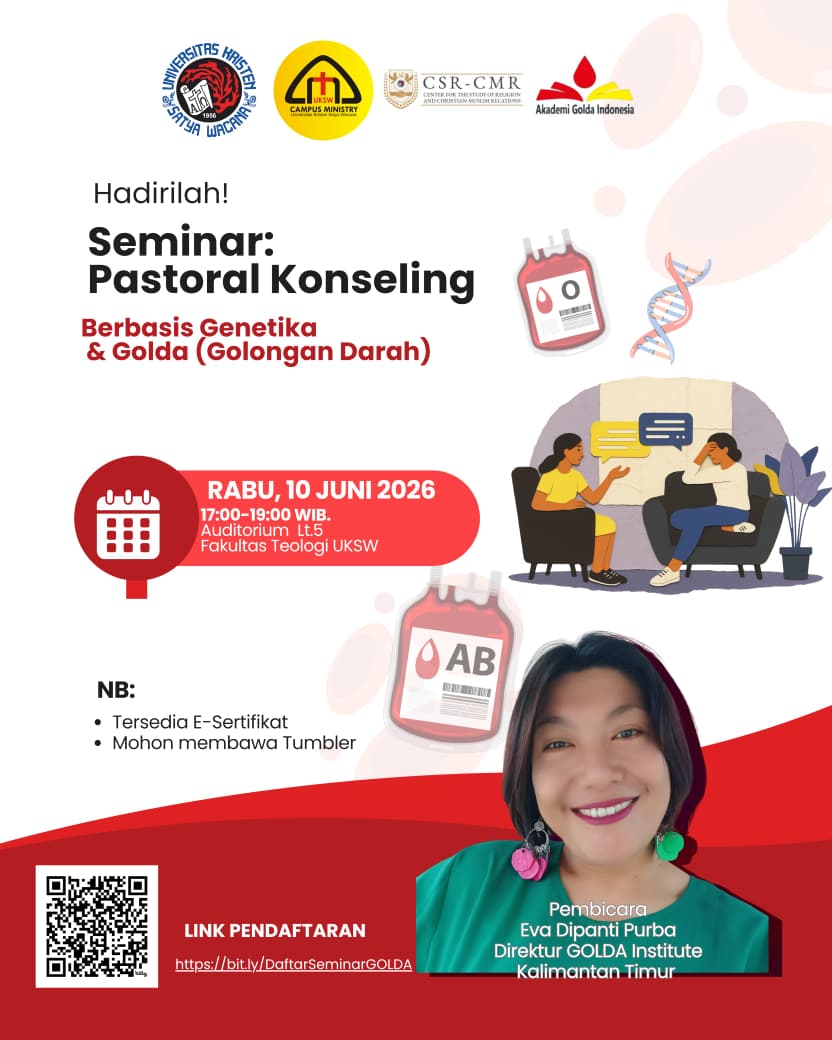 Seminar “Pastoral-Konseling Berbasis Genetika & Golda (Golongan Darah)”
