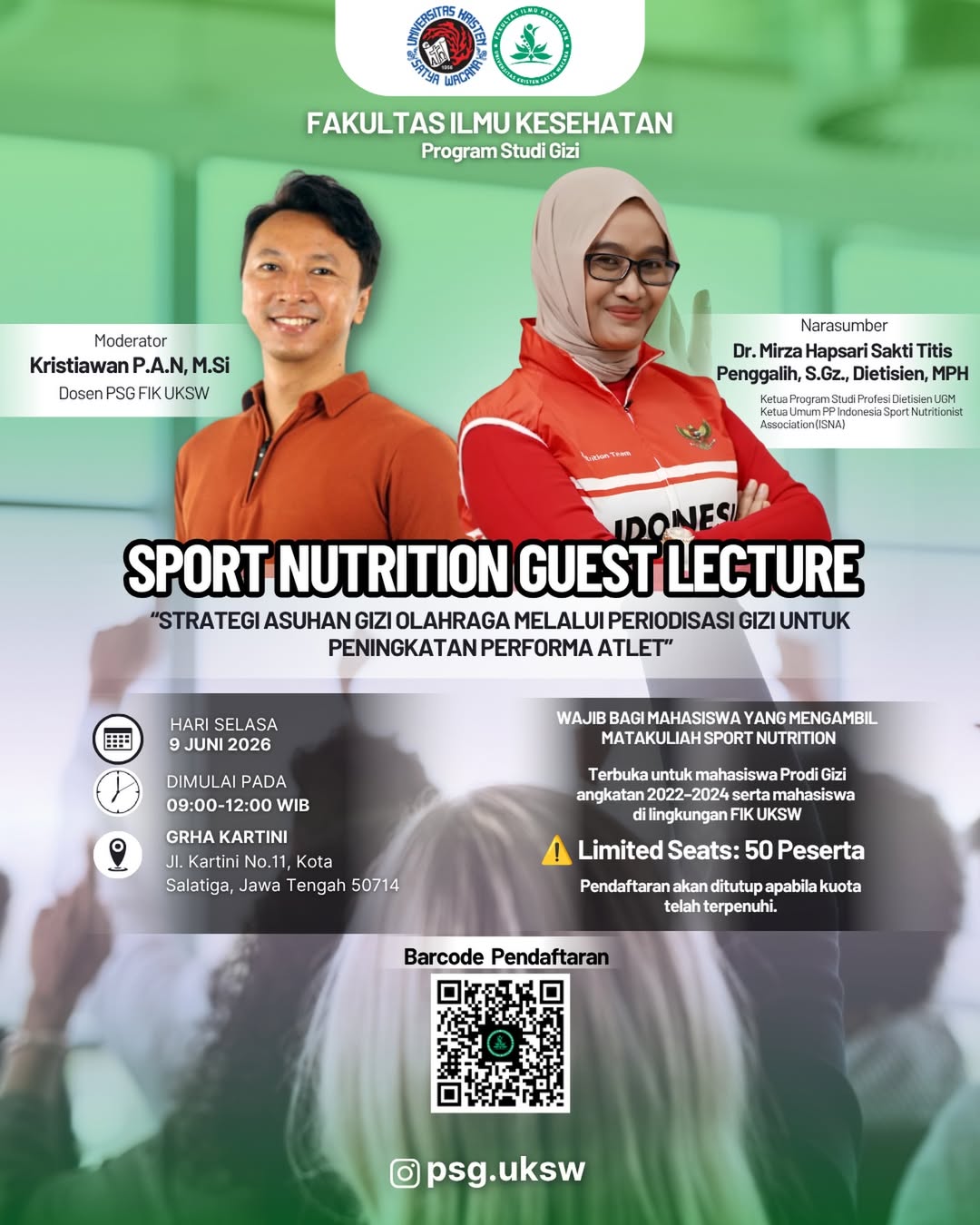 Sport Nutrition Guest Lecture FIK UKSW