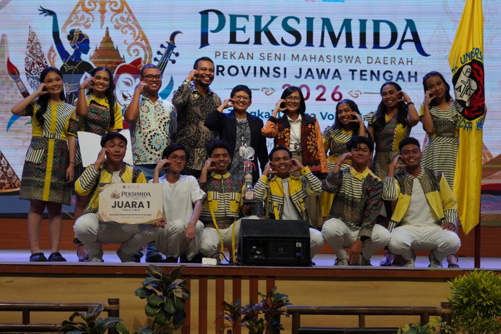 Lentera Kasih UKSW Juara 1 PEKSIMIDA Jateng 2026, Siap Wakili Jawa Tengah di Peksiminas