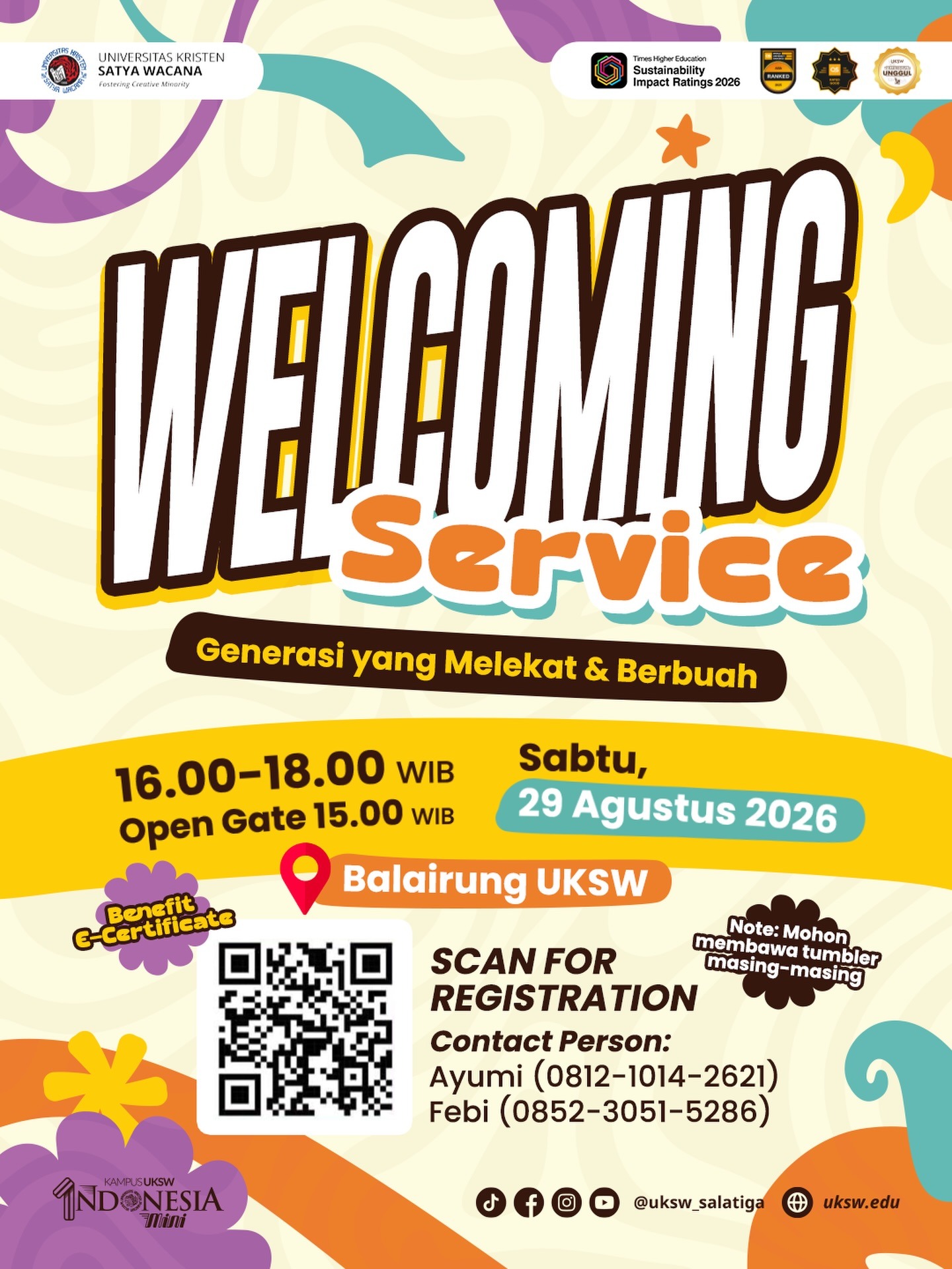 WELCOMING SERVICE 2026