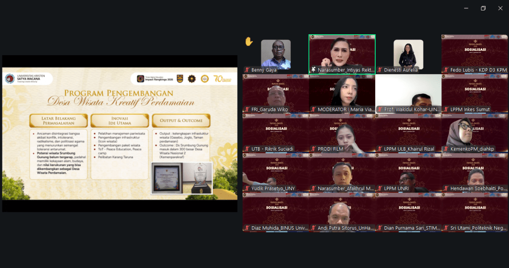 Dari Pemenang Mandaya Award 2025, UKSW Berbagi Praktik Baik kepada Perguruan Tinggi