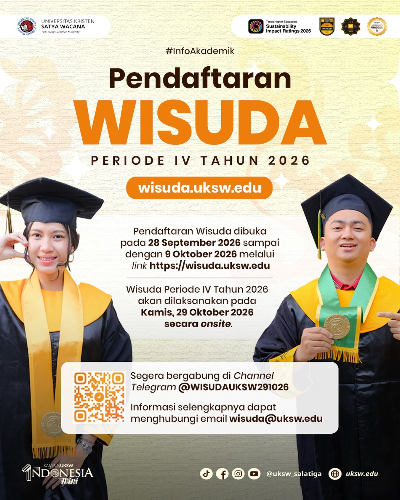 Pelaksanaan Wisuda Periode IV Tahun 2026